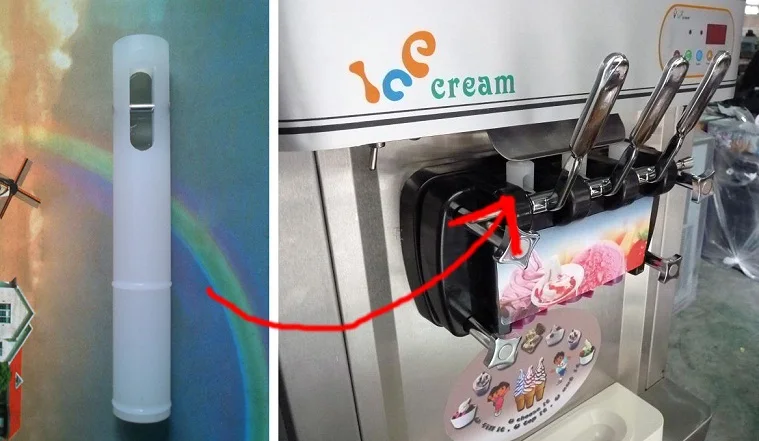 

Spare Parts White Valve Rod for Ice Cream Machine, soft ice cream machine replacement parts