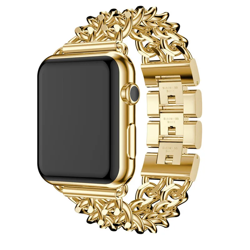 Чехол для Apple Watch 44 42 38 42 мм чехол ремешок для Iwatch серия 5 4 3 2 1 браслет из цинкового сплава ремешок для часов Изменяемая длина