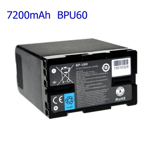 

7200mAh BP-U60 BP U60 BP-U30 Rechargeable Li-ion Battery for Sony PMW-100 PMW-200 PMW-EX1 PMW-EX1R PMW-EX3 PMW-EX260 PMW-EX3R