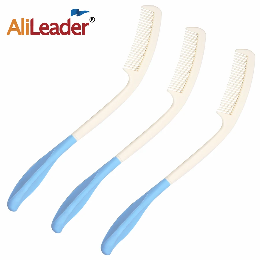 Alileader Convenient Tangle Hair Brush For Hand-Disable People Magic Comb Long Holder Combs Brushes 1Pcs/Pack | Красота и здоровье