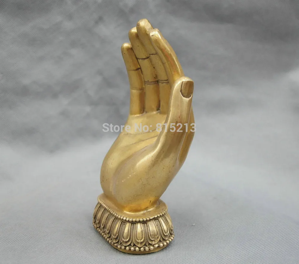 11713 7 ''китайская тибетская Будда Шакьямуни бронзовая статуя | Дом и сад