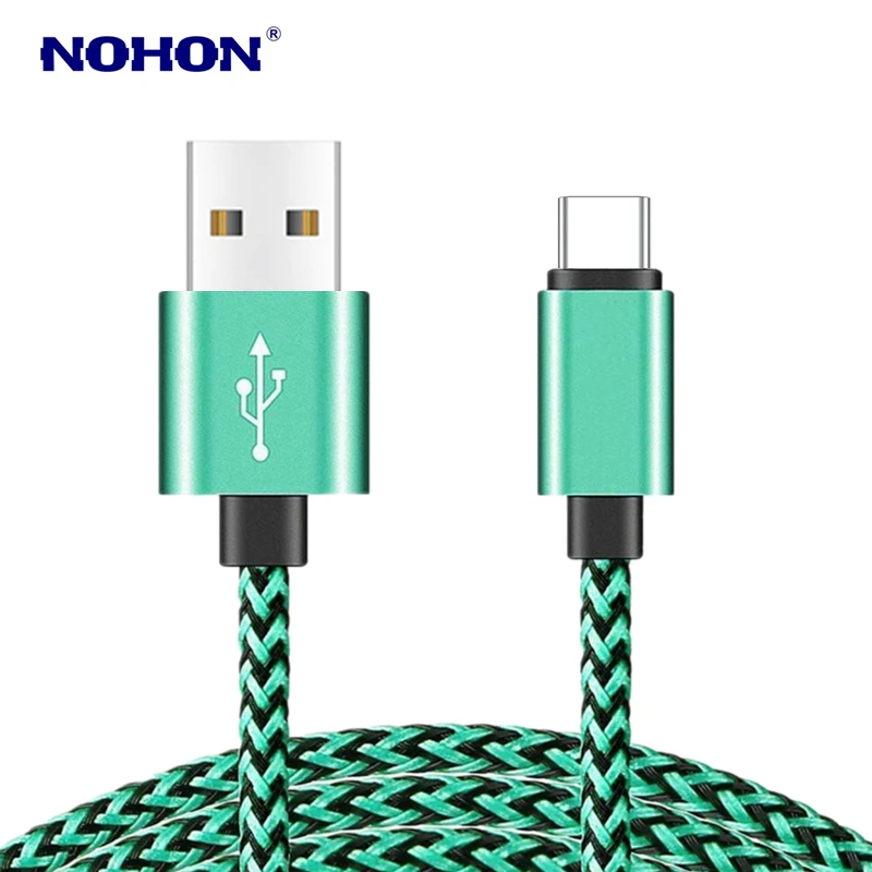 Зарядный кабель USB Type-C в оплетке для Xiaomi 5S 6 8 9 Redmi Note7 Pro Samsung S8 S9 S10 Honor 10 1 м 2 3 |