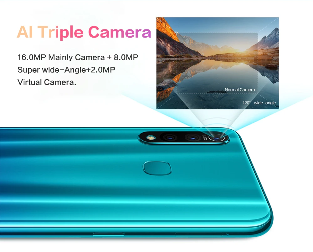 Мобильный телефон Vivo Z5X 4G LTE Snapdragon 710 Android 9,0 6,5" 2340X1080 8 ГБ ОЗУ 128 Гб ПЗУ 16.0MP отпечаток пальца 5000 мАч