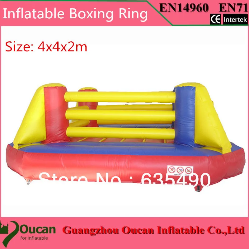 Популярное Надувное боксерское кольцо 6x6 метров надувной батут для бокса |
