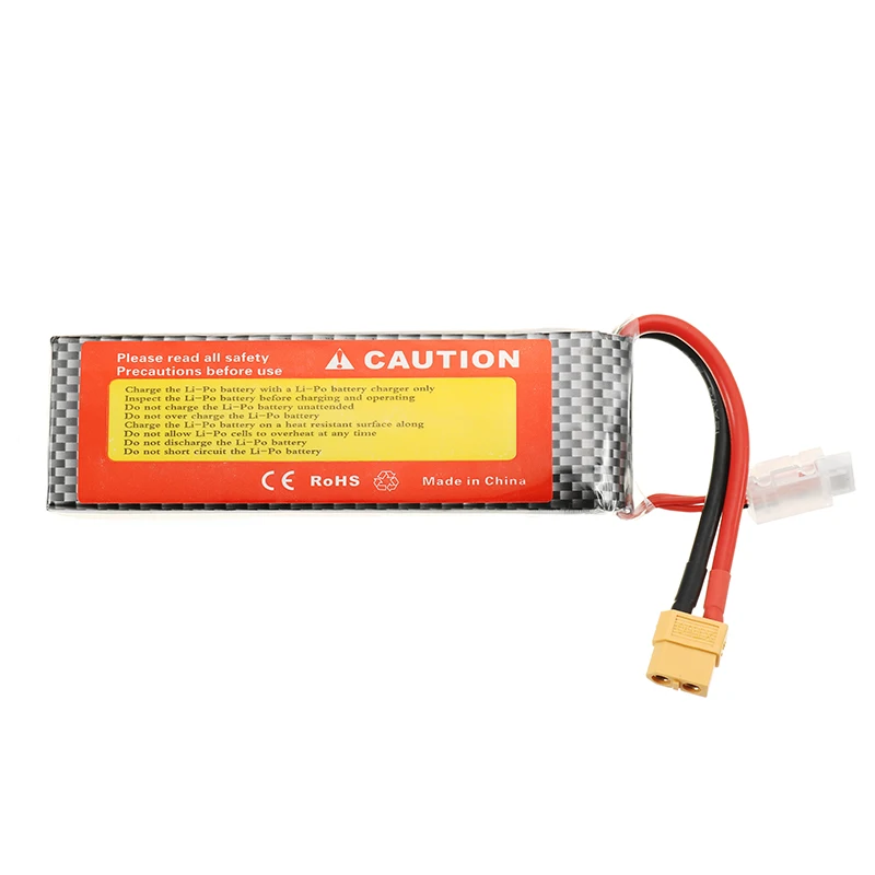 Перезаряжаемые ZOP мощность 11 1 Вт 3000 мАч 30C 3 s аккумулятор lipo XT60 Plug для RC FPV гоночный