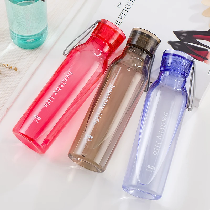 Портативная пластиковая бутылка для воды 500 мл|shaker water bottle|bottle bpa freewater bottle free |