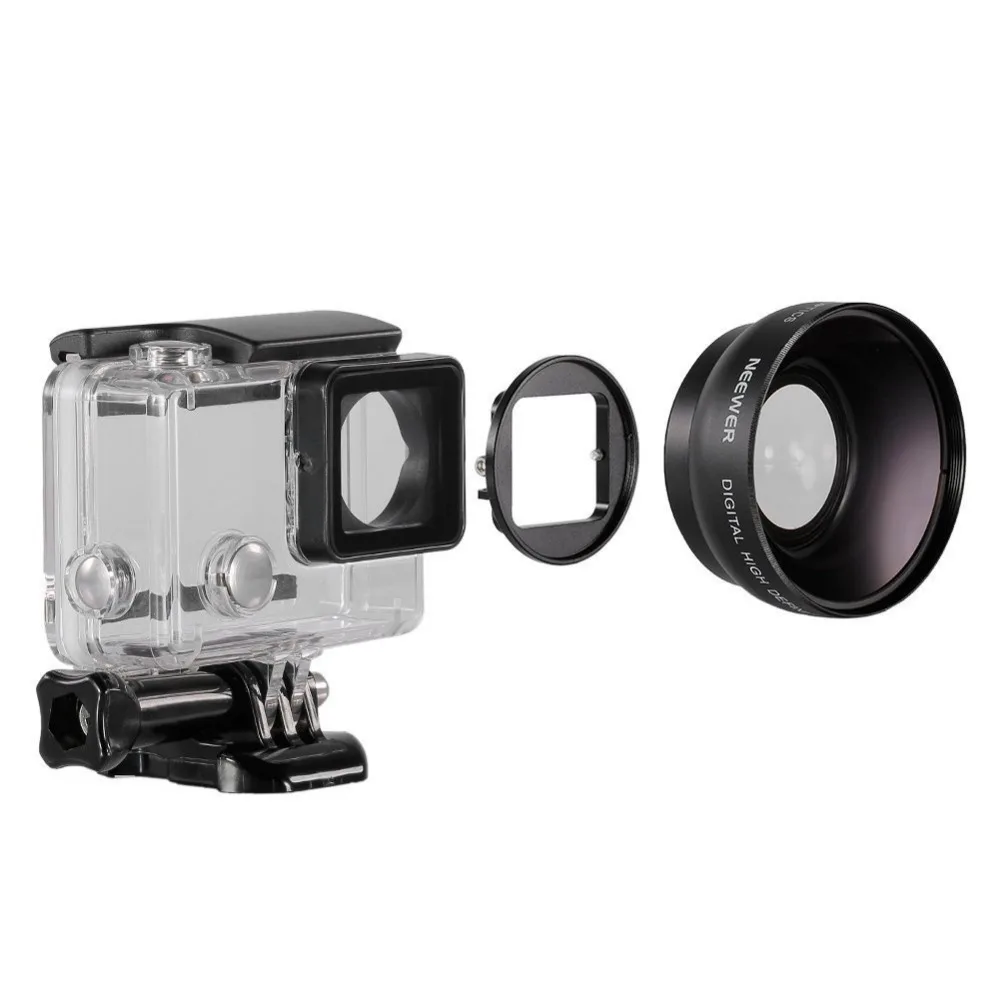 Neewer 52MM High Definition Telephoto Lens Kit for Gopro Hero 3+/4 (4 Items) | Электроника