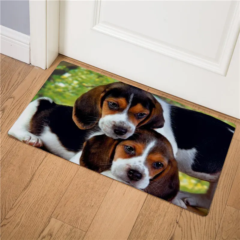 15 Beagle Dog Miguel Hound домашний декоративный Придверный коврик, стелька для кухни, ковер для дома, для улицы, добро пожаловать, для ванной комнаты, Нескользящие коврики, Пончик 75 см - Цвет: 15