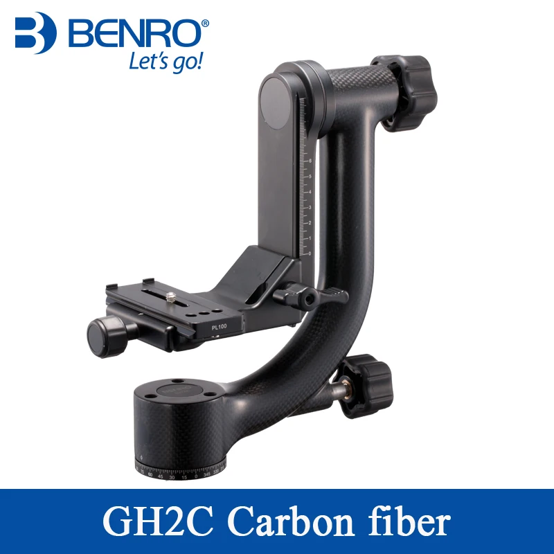 GH2C Benro GH5C GH2C Карданная головка карбоновые головки из углеродного волокна для штатива Benro GH2 карданные головки Максимальная загрузка 25 кг DHL - Color: GH2C