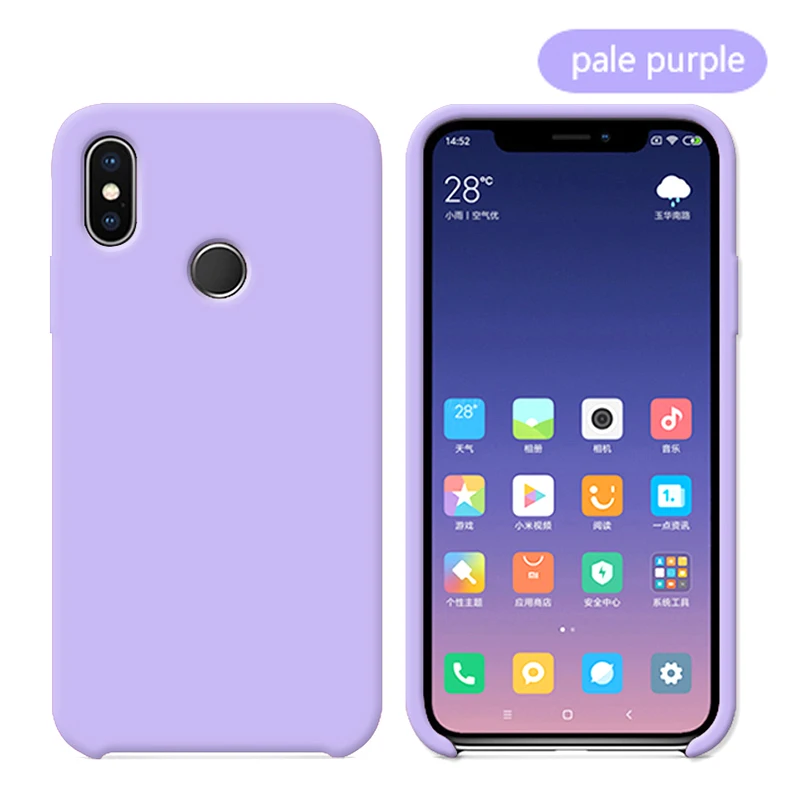 Оригинальный жидкий силиконовый чехол для телефона Xiaomi Mi 8 SE 6X A2 Mix 2 S Lite Redmi 6A