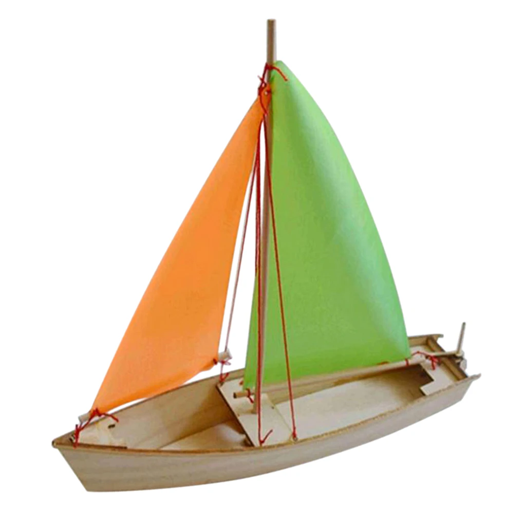 

Wooden 3D Puzzle DIY Assembly Sailboat Sailing Boat Body Model Jigsaw Toys