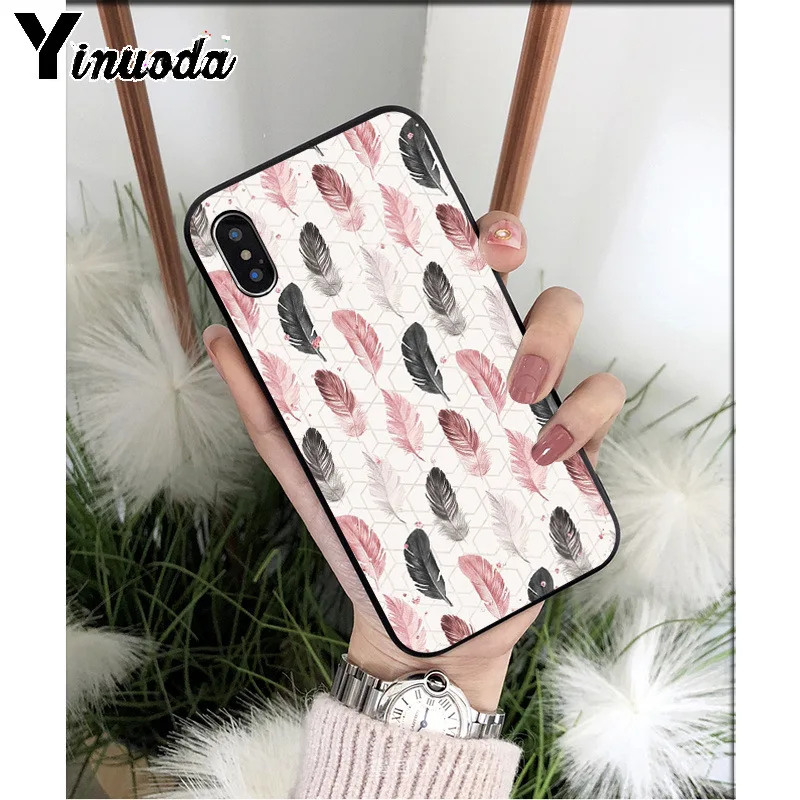 Yinuoda милый красочный мягкий чехол для телефона из ТПУ Apple iPhone 8 7 6 6S Plus X XS MAX 5 5S SE