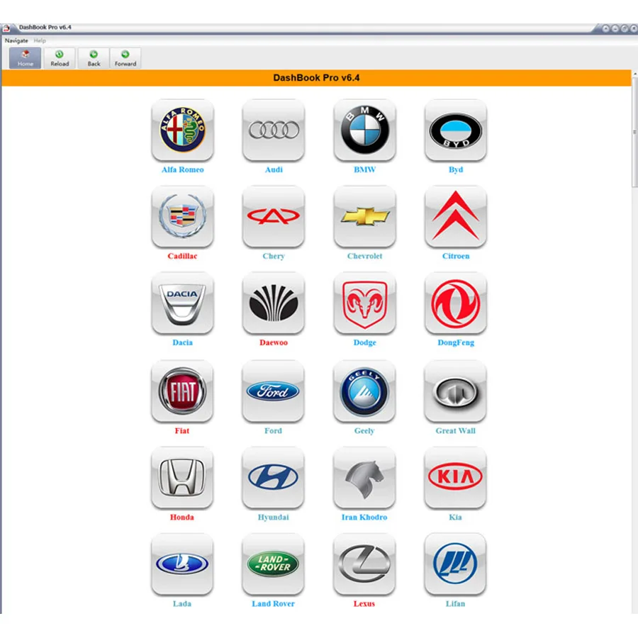 DashBook Pro v6.4 автомобильное программное обеспечение Prepair поддержка многих брендовых автомобилей