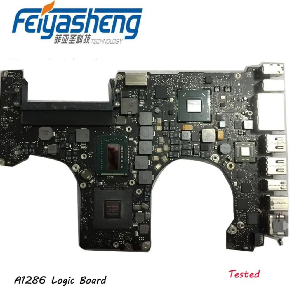 Протестированная материнская плата для Macbook Pro 15 &quotA1286 2010 ноутбука i7 2 66 Ghz 820 2850 A 2011