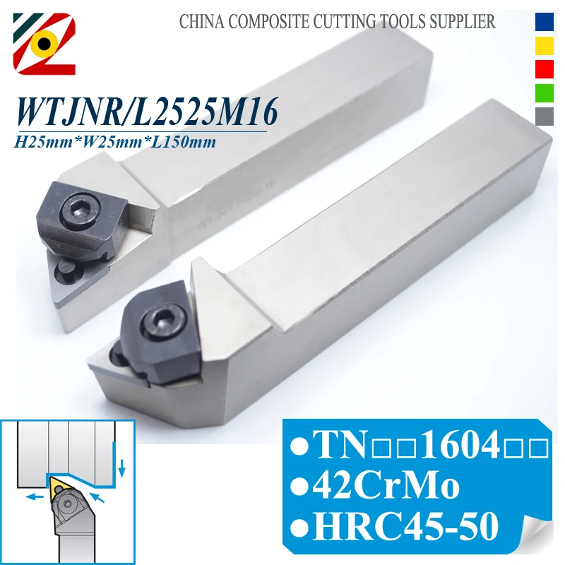 EDGEV 1 шт. WTJNR2525M16 WTJNL2525M16 WTJNR WTJNL CNC Внешний держатель инструмента Токарные