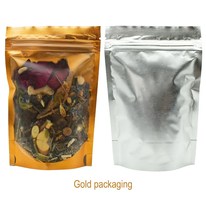 2bags-Golden packing 2 сумки 30 г yonisame Китайский травяной детоксикационный паровой женский гигиенический вагинальный паровой для здоровья женщин натуральный травяной паровой Yoni - Цвет: 2bags-Golden packing