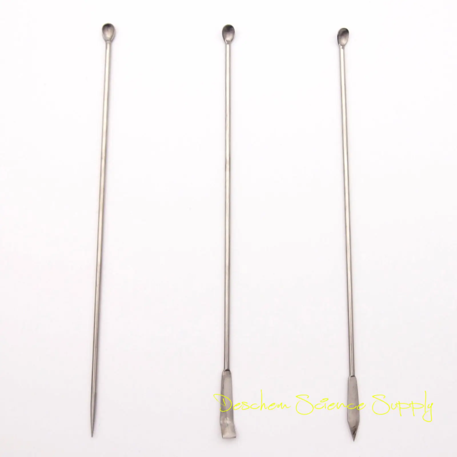 Лабораторная ложка шпатель из нержавеющей стали 3 шт./компл.|lab spoon spatula|steel stainlessset