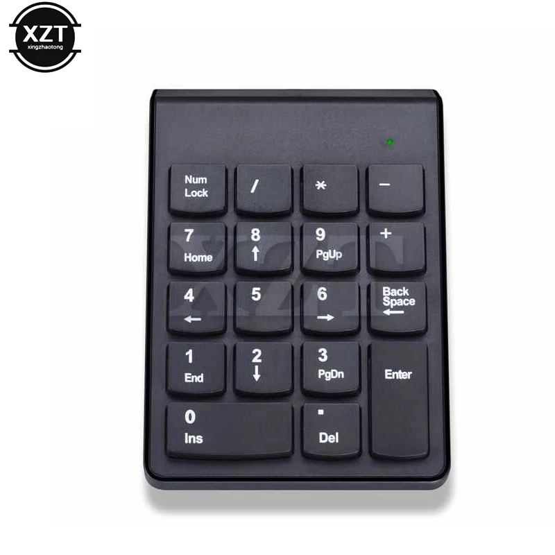 1 шт. мини клавиатура 2 4G беспроводной номер Pad USB приемник Цифровая Клавиатура mini