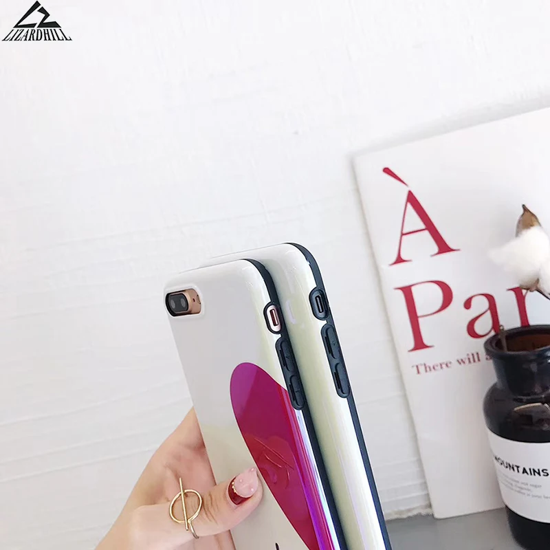 Lizendrock Blu-Ray телефонные чехлы для iphone 8 Plus Красное сердце любовь мягкий tpu чехол iPhone 6