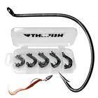 50 шт. широкая зазорная офсетная крючки для Червяков #2 #1 #10 #20 #30 Wacky Rig Dropshot rig Texas Rig Hook Crappie Walleye снасти для ловли окуня