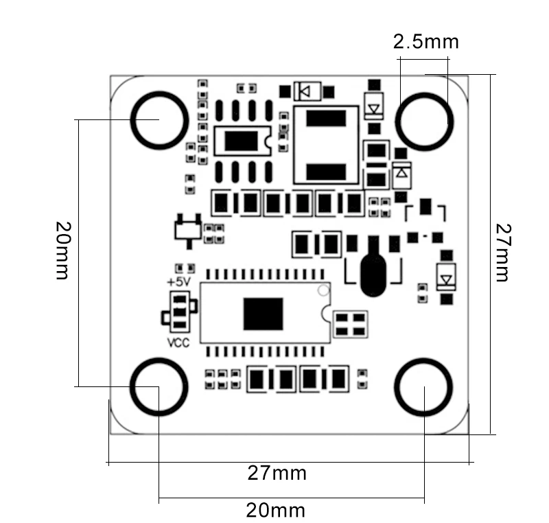 F4 NOXE Lite Flight Controller Board MPU6000 Sensor OSD 5V / 3A BEC for 90mm 120mm 150mm Fixed Wing Drone | Игрушки и хобби