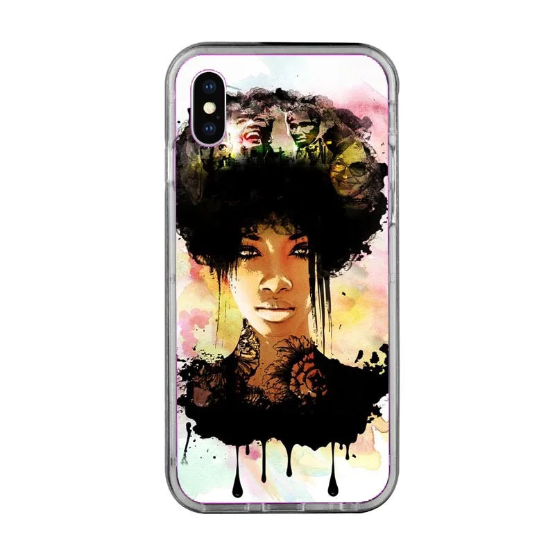 2Bunz Melanin Poppin Aba чехол для телефона iphoneXS XR 8 8Plus XS Max 7 7Plus 6S 6splus 5S SE Plus | Мобильные