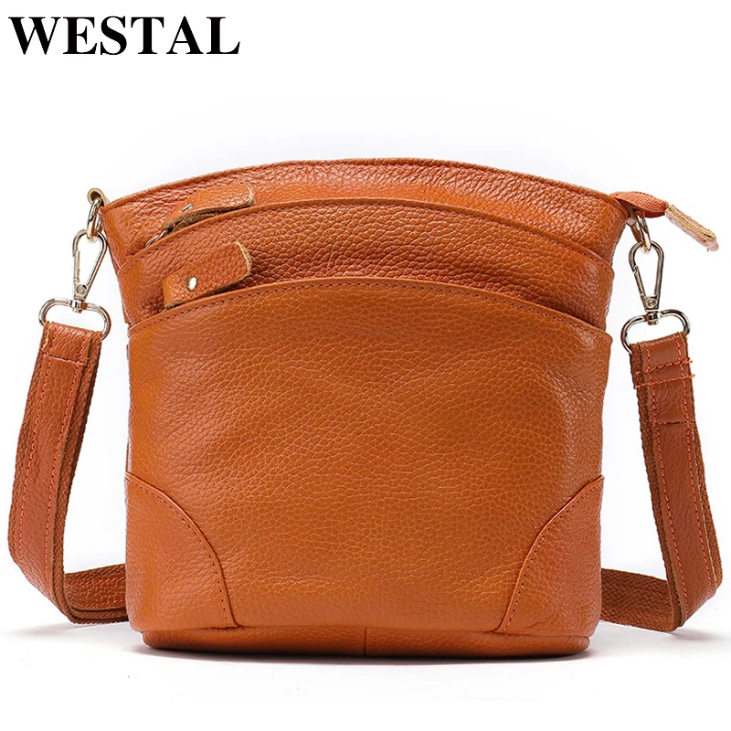 WESTAL женские сумки сумка Кроссбоди из натуральной кожи для женщин кожаная женская
