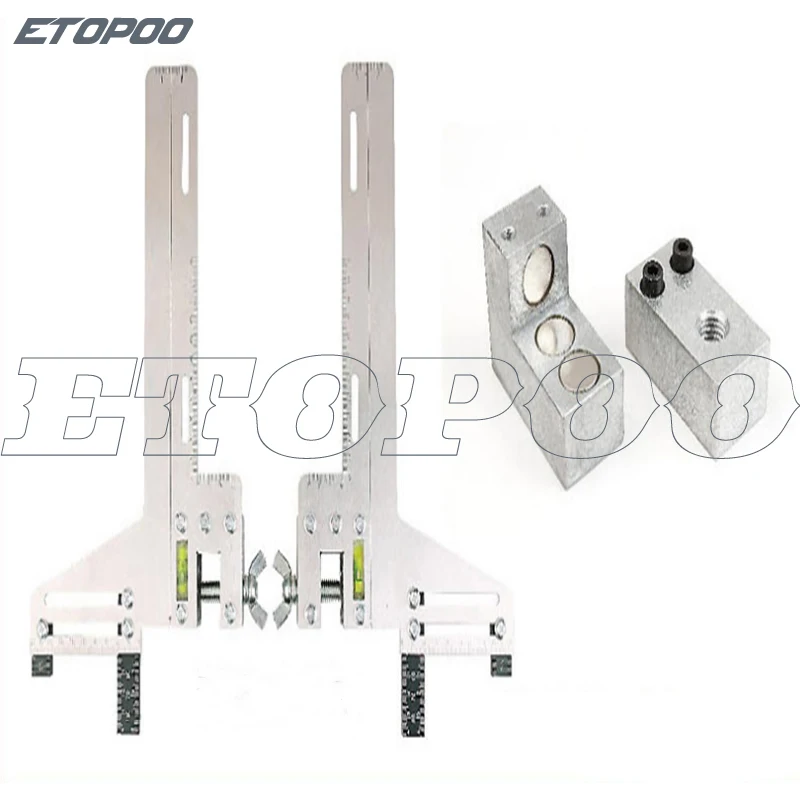 Линейка из нержавеющей стали с двойной линией линейка алюминиевого сплава для