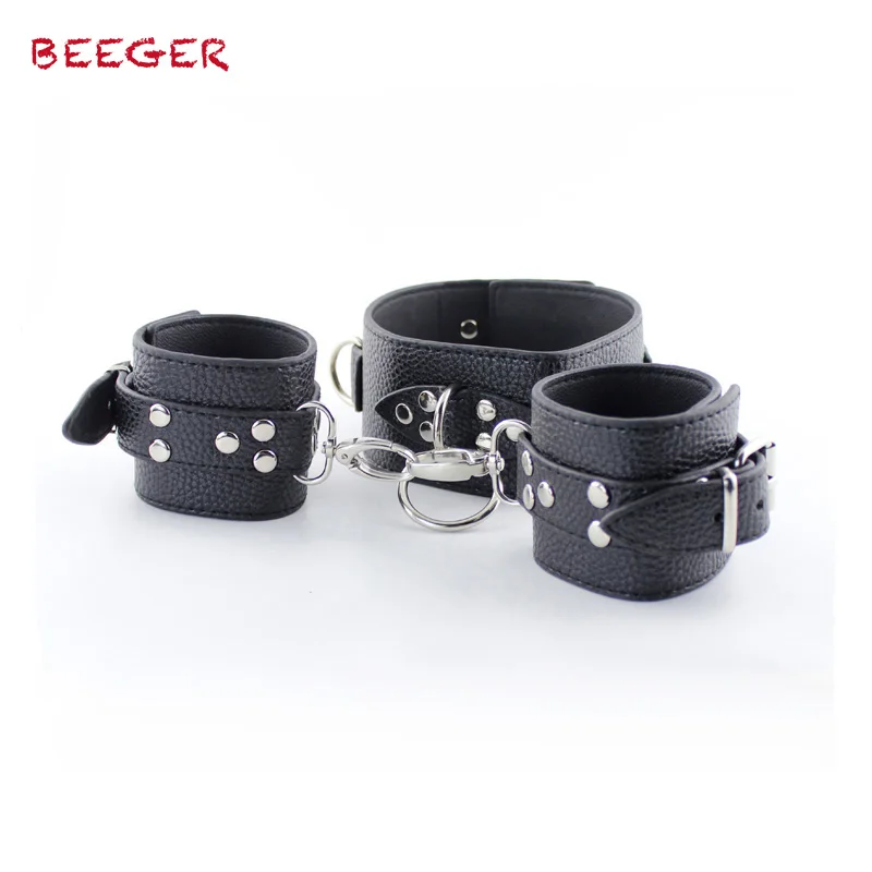 BEEGER строгий кожаный воротник для фиксации запястья|collar collar|collar restraintcollar leather |