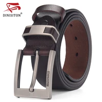 dinisiton cow genuine leather belts for men luxury mens belt leather belt alloy buckle casual male vintage strap ceinture homme