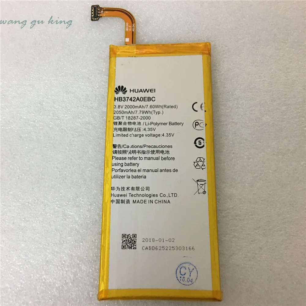 Высокое качество 2000mAh HB3742A0EBC батарея для Huawei Ascend G6/Ascend P6 P6-U06 p6-c00 | Мобильные