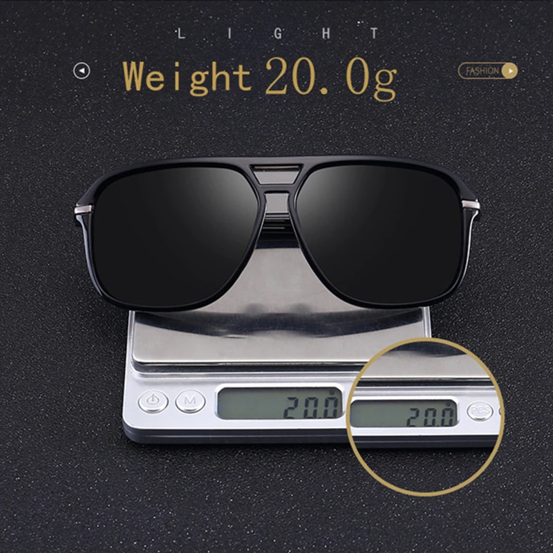 Hdtansen новые мужские Поляризованные Крупногабаритные зеркальные солнцезащитные