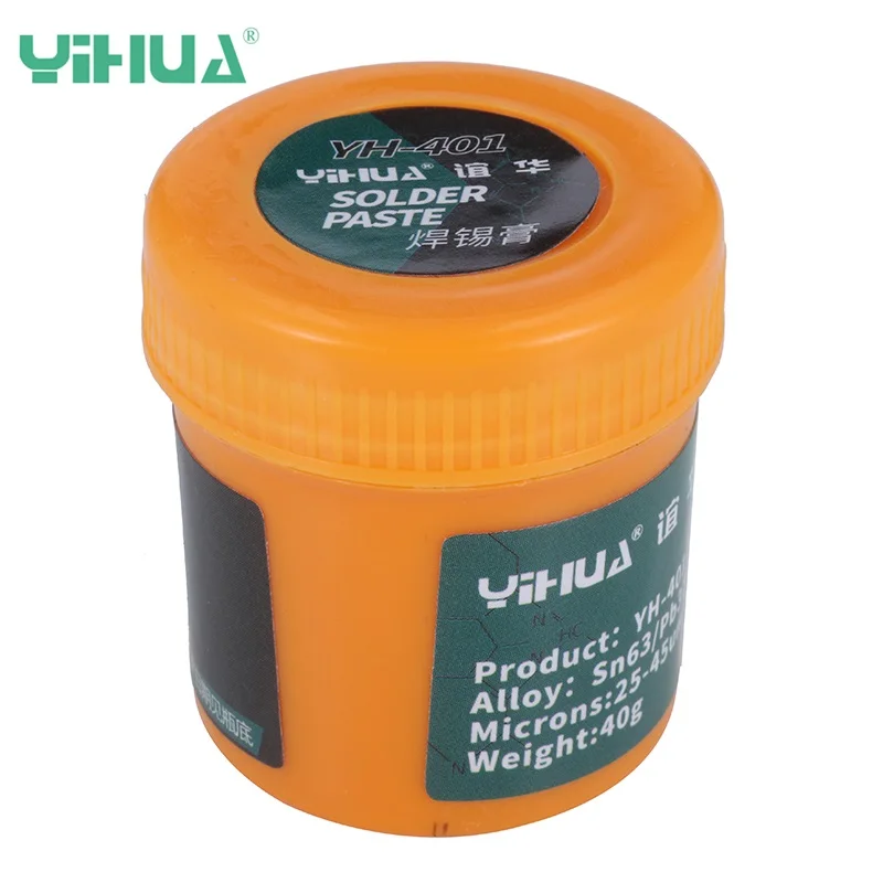 YIHUA YH-401 40 г флюс паяльной пасты без очистки Высокое качество паста BGA паяльная ремонтная пайка инструменты