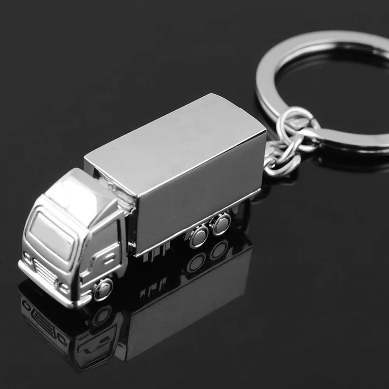Original New Metal Truck Keychain For Men Fashion Novelty Car Charm Key Chain Male Trinket Ring Bag Jewelry Gift | Украшения и
