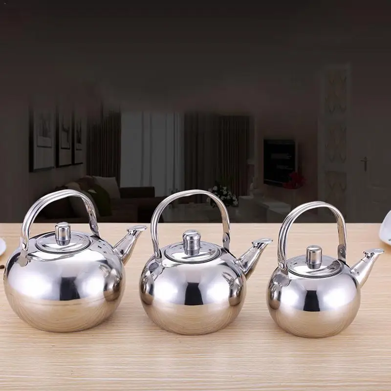 

Stainless Steel Exquisite Kettle Teapot With Strainer Coffee Maker Wearing A Filter Coffee Maker