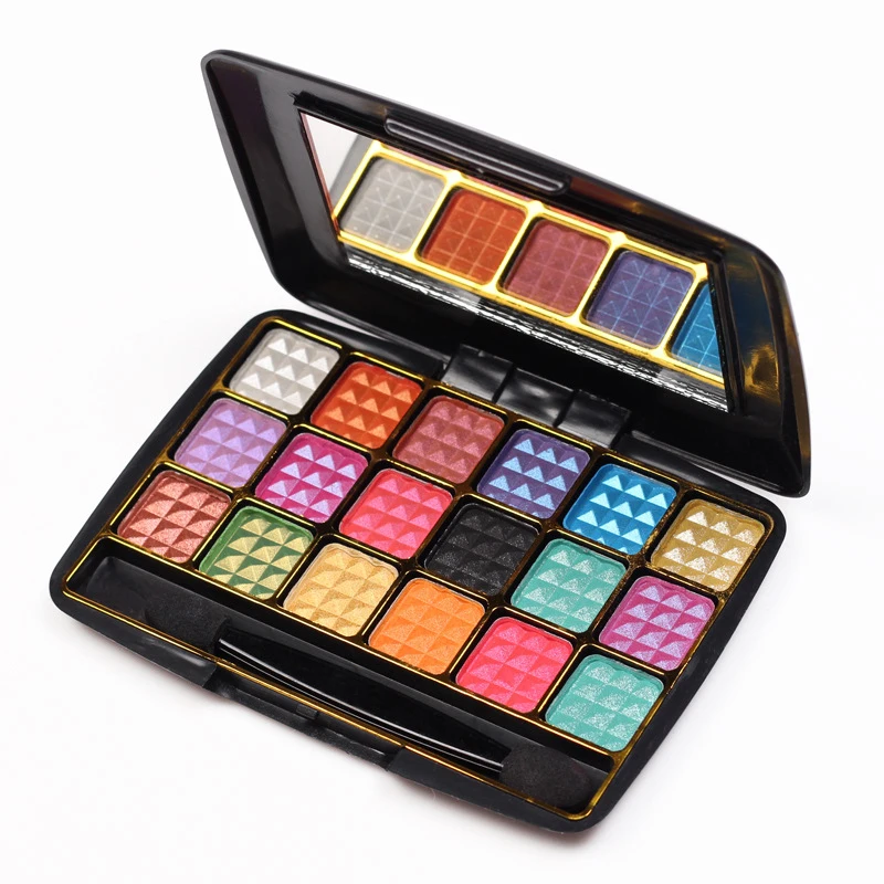 Professionale Eye Makeup 18 Colori Ombretto Tavolozza Oro Cosmetici Palette Diamante Brillante Scintillio Degli Occhi | Канцтовары для