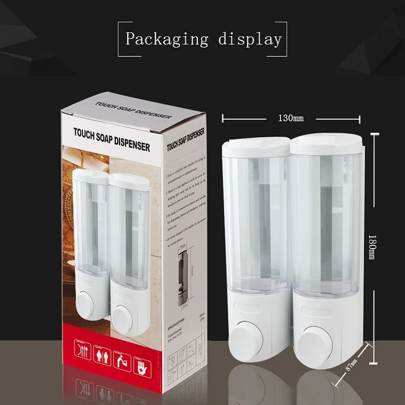 Диспенсер для мыла ручной простой пресс с двойной головкой диспенсер коробка