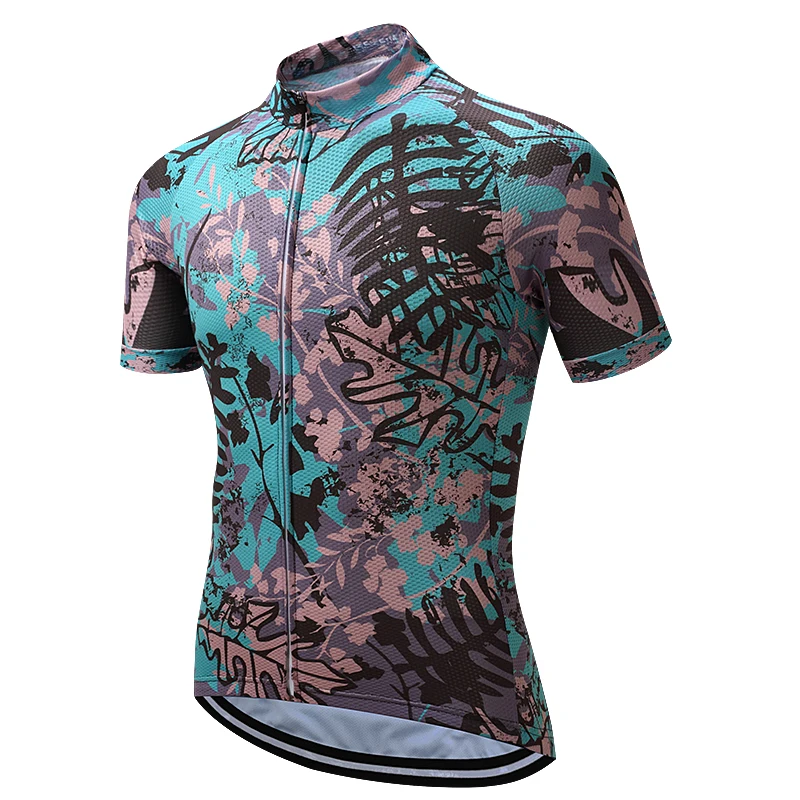 Weimostar Men Cycling Jersey Green Summer Clothing Bike Short Sleeve Bicycle Breathable Shirt mtb Top Quick-Dry | Спорт и
