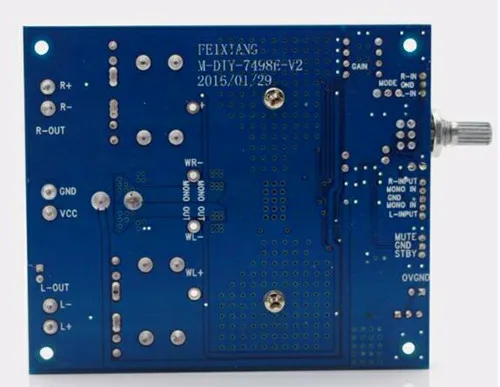 Бесплатная доставка! Плата цифрового усилителя мощности TDA7498E/2X160W стерео PBTL220W