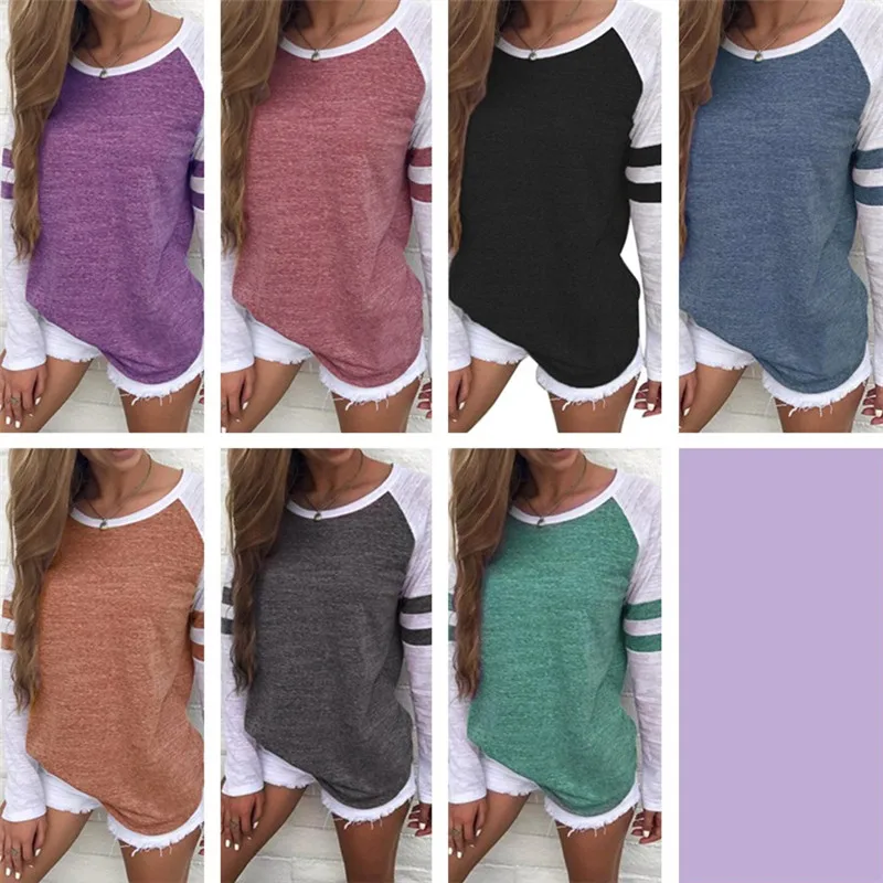 Женские блузки 2020 Повседневная полосатая рубашка с длинным рукавом базовые Топы