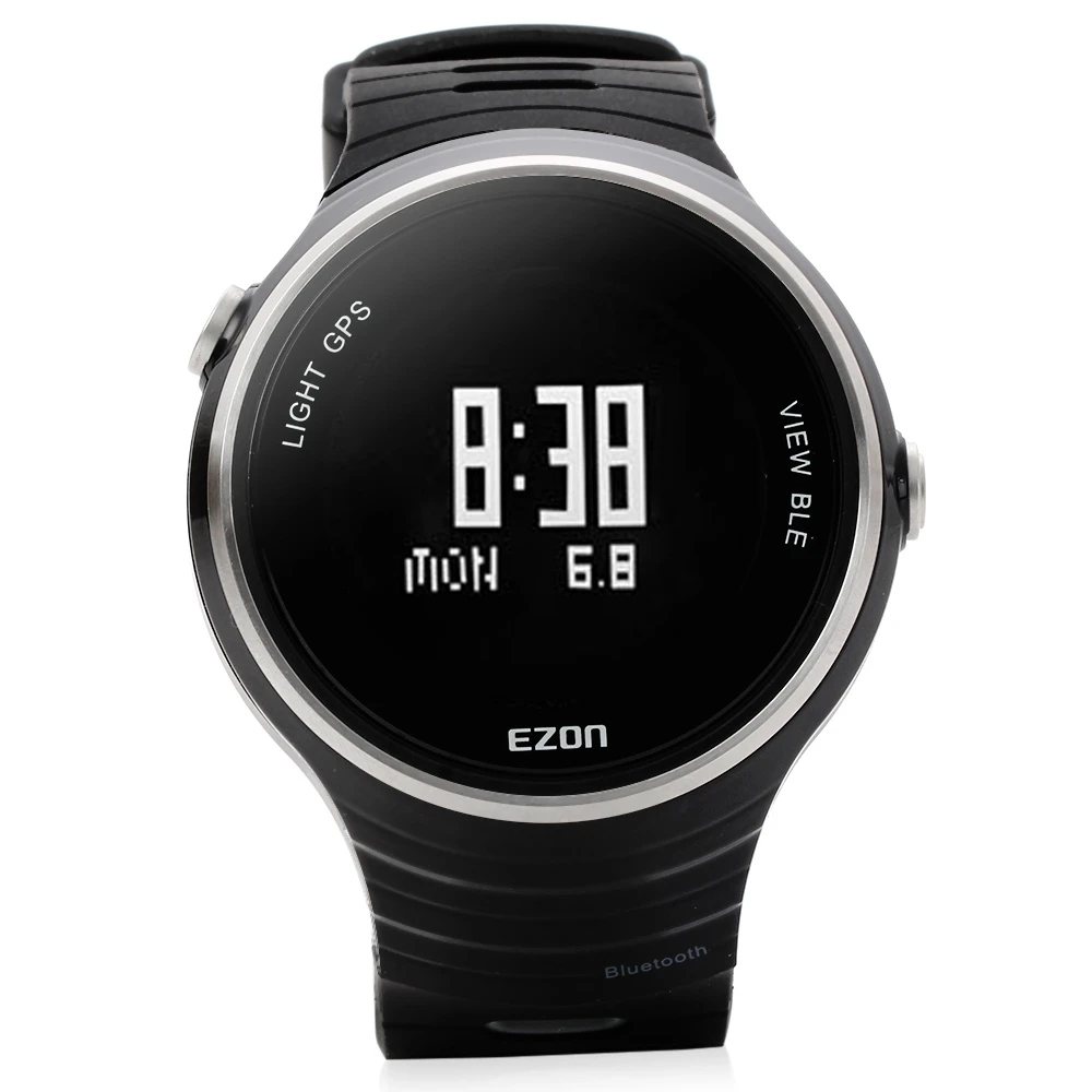 EZON G2 Мужской Bluetooth 4.0 Шагомер Запуск Спорт Смарт Часы GPS Приемник Температуры