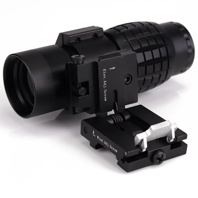 Тактический 3X лупа оптика прицелы прицел Подходит Aimpoint с откидной на сторону