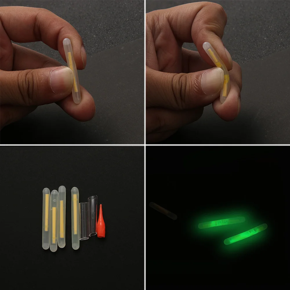10 упаковок (50 шт.) 4 5*37/3.0*25 мм Люминесцентная Lightstick стержень огни поплавок для