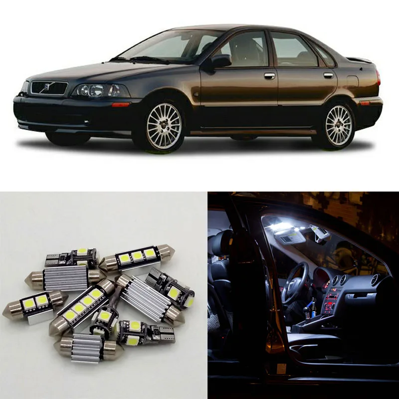 12 шт. Автомобильные светодиодные лампы Canbus для салона 2000 2001 2002 2003 Volvo S40|car interior led