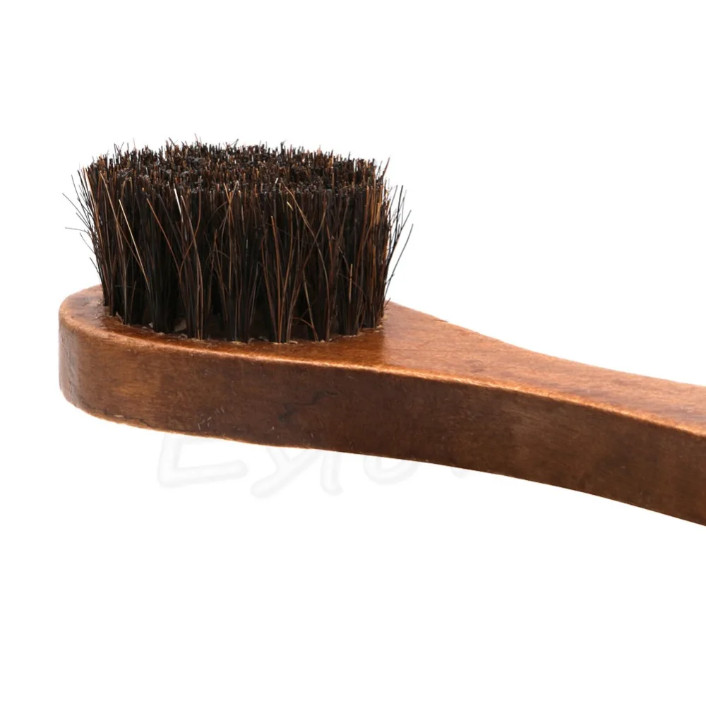 Щетка для обуви с длинной деревянной ручкой и щетиной|boot polish|horse hair brush shoebrush shoes |