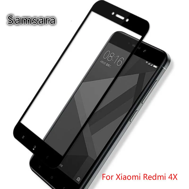 Закаленное стекло Samsara для xiaomi redmi 4x Защита экрана стеклянная пленка 2.5D защита xiomi