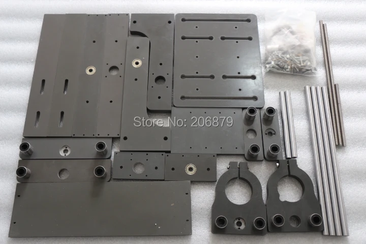 Мини DIY PCB 2020B Рама стойки гравировальный станок ЧПУ(без коробки управления, двигатель Stepp и мотор шпинделя