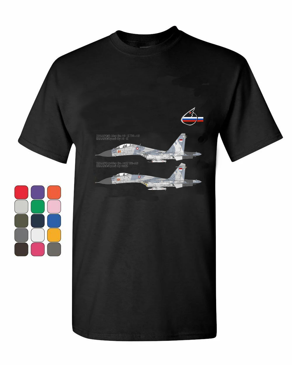 ОАО &quotКнААПО&quot/сухой Su 30MK и 30KI TNI AU Flanker C русская Air Force Jet футболки S 3XL|Мужские