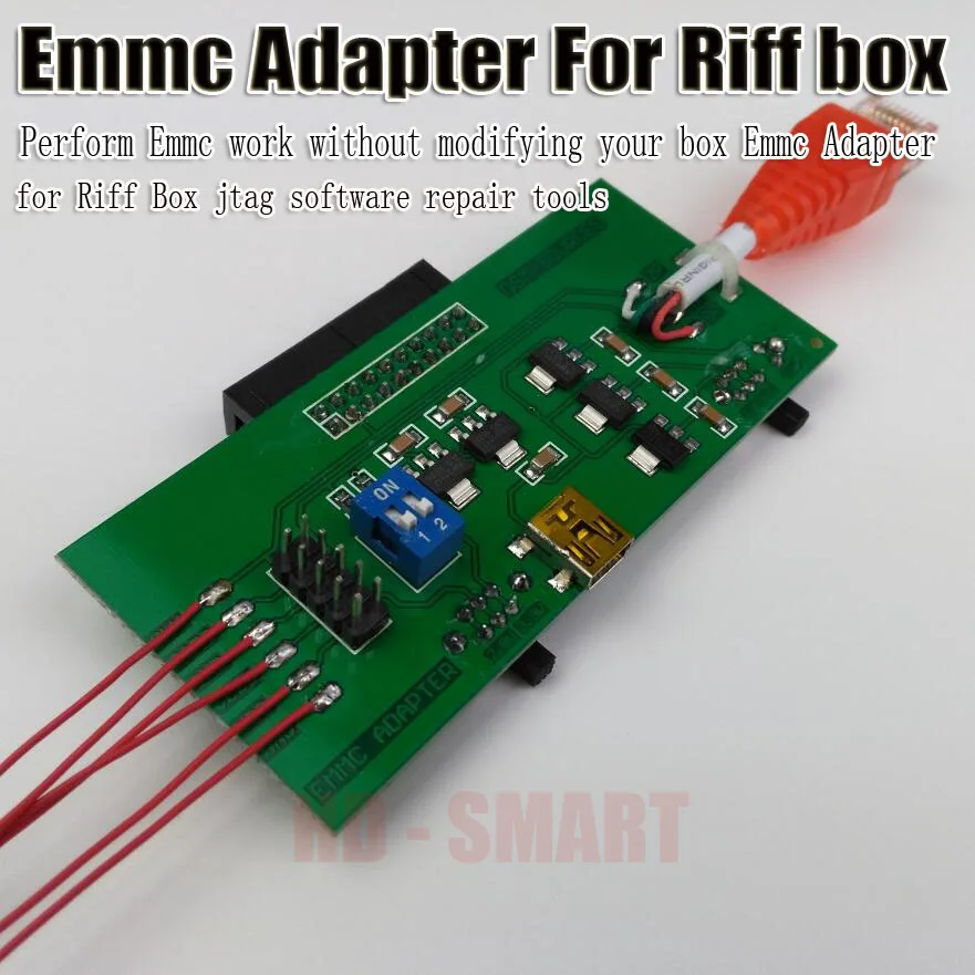 2020 новая работа eMMC без изменения вашей коробки EMMC адаптер для Riff box jtag Инструменты