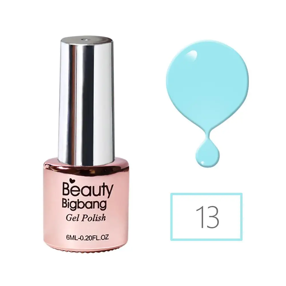 13 BeautyBigBang 6 мл 36 цветов замачивается сверху гель для ногтей УФ поли гель лак для маникюра эмаль полигель гель лак для верхнего покрытия мате ногтей - Цвет: 13